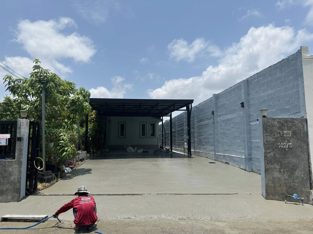 ผลงานพื้นคอนกรีตพิมพ์ลายภาคอีสาน โดยช่างแซม รูปที่ 7